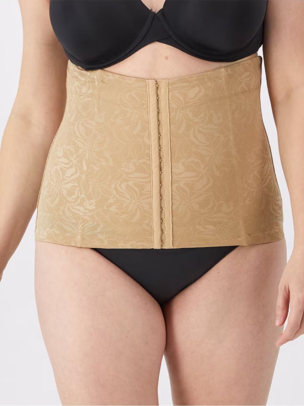 Maidenform Women’s M Tummy Control Shapewear Waist Trainer Ultra Firm Body Beige